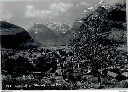 8753 Mollis - Gesamtansicht, Glärnischkette - 50746366