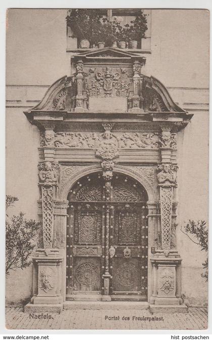 (65481) AK Naefels, Näfels, Portal des Freulerpalast, vor 1945
