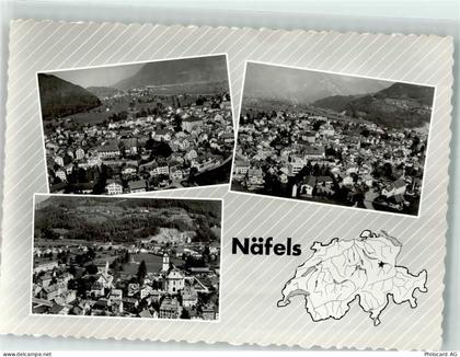 8752 Näfels Foto AK Fliegeraufnahme - 39699444