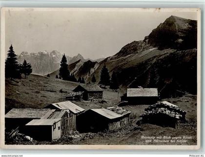 8752 Näfels - Häuserkarte Ahornalp mit Blick gegen Rauti und Mürtschen b... - 11058102