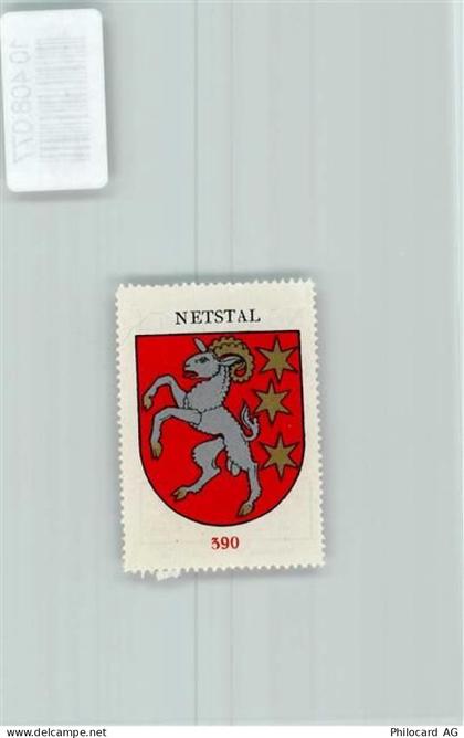 8754 Netstal - Vignette Wappen Kaffee Hag ca 1920-1940 Widder - 10408077