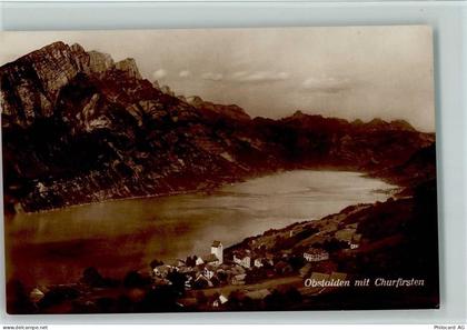8758 Obstalden 1923 - Obstalden mit Churfirsten - 11084865