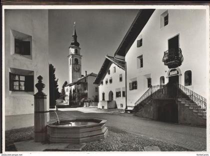 11304126 Bever Maloja Dorfplatz