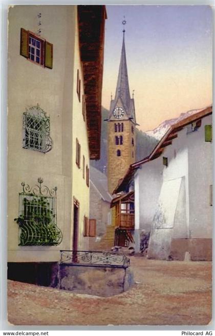 7482 Bergün/Bravuogn Bravuogn - Bündner Häuser, Kirche - 50670686