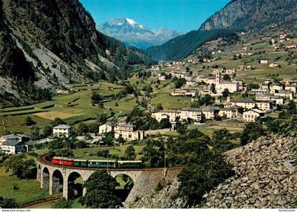 Brusio TI Panorama Viadukt