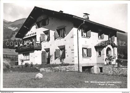 Churwalden Buendnerhaus