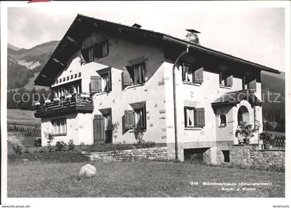 Churwalden Buendnerhaus