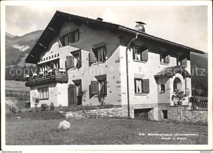 Churwalden Buendnerhaus