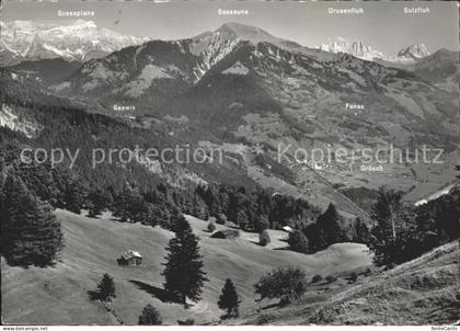 Drusenfluh Sulzfluh Fanas Gruesch Sassauna