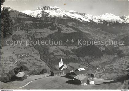 Furna mit Raetschenflueh und Praettigau