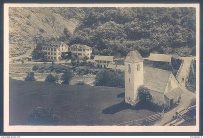 GR Grisons AK LUMNEZIA Stahlbad Peiden mit Kirche