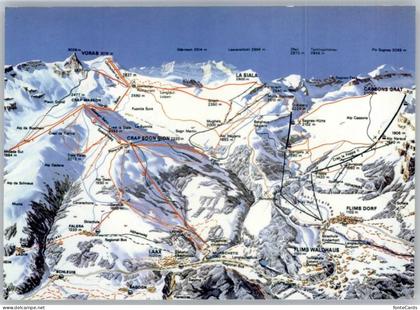 Laax Fliegeraufnahme