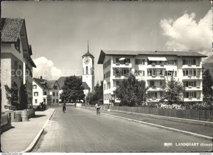 Landquart Strassenpartie Kirche