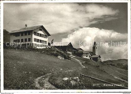 Mathon Dorfansicht mit Kirche