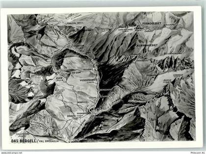 Piz Cam - Landkarte Das Bergell Val Bregaglia - 10271769