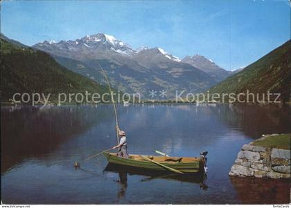 Poschiavo Angler am Lago di Poschiavo