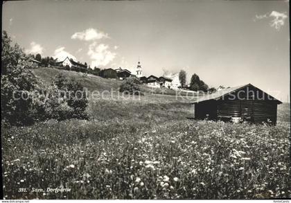 Sarn Hinterrhein Dorfpartie