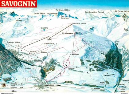 Savognin Parsonz Cunter Radons