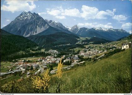 Scuol Scuol Tarasp Vulpera mit Pisocgruppe