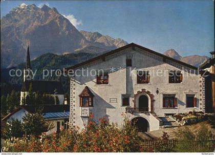 Scuol Tarasp Vulpera Engadiner Haus in Scuol