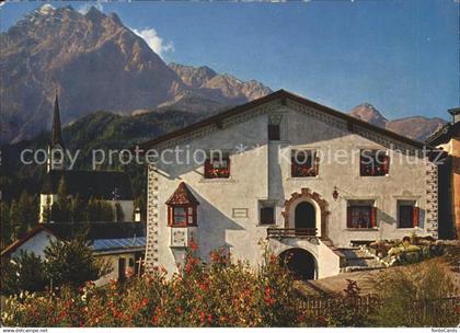 Scuol Tarasp Vulpera Engadiner Haus in Scuol