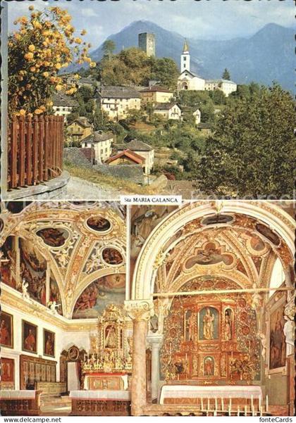 Sta Maria Calanca Innenansicht Teilansicht