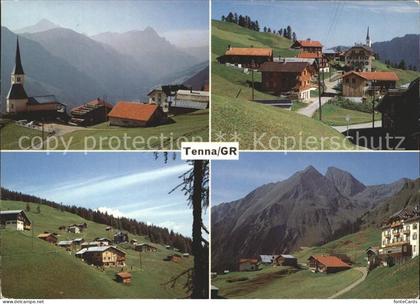 Tenna GR Safiental Ausserberg Dorfpartie Oberhorn