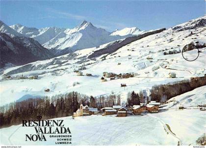 Val Lumnezia Surselva GR Val-Lumnezia Winter Berge Schnee Dorf Kirche Tal Skigeb