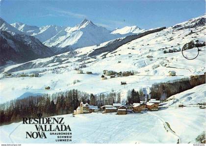 Val Lumnezia Surselva GR Winterlandschaft Bergdorf Schnee Alpen Kirche Chalets V