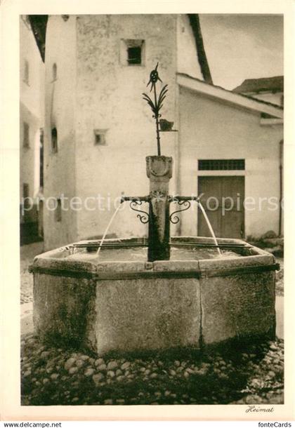 Vicosoprano GR Dorfbrunnen