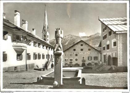 Zuoz GR Zuoz Dorfplatz