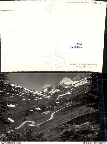 655416,Bergün Bravuogn Albula-Pass Engadinerseite mit Piz Uertsch Albulapass