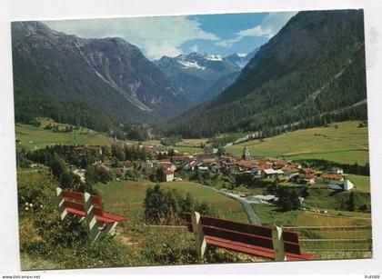 AK 139546 SWITZERLAND - Bergün / Bravuogn gegen die Albulakette