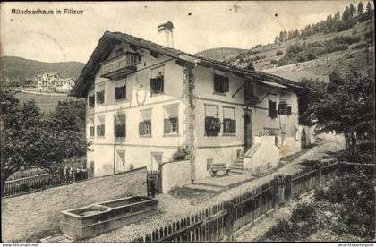CPA Bergün Bravuogn Filisur Kanton Graubünden, Bündnerhaus