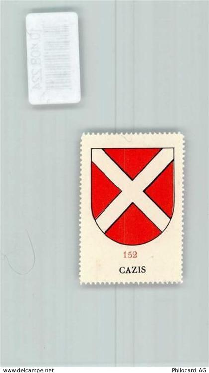 7408 Cazis - Vignette Wappen Kaffee Hag ca 1920-1940 - 10408224