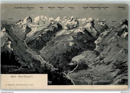 7505 Celerina/Schlarigna - Vogelschau Oberengadin - 10602436