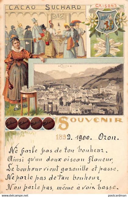 Schweiz - CHUR Coire (GR) Litho - Cacao Suchard