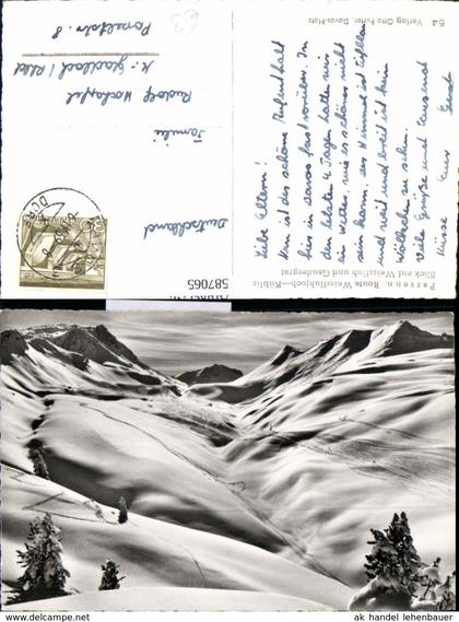 587065,Davos Parsenn Route Weissfluhjoch Küblis Winter Switzerland