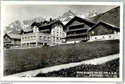 7180 Disentis Mustér Foto AK Hotel Kurhaus Oberalp - 10735303