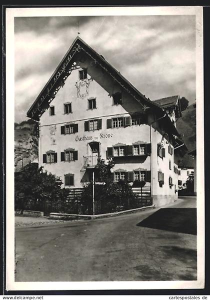 AK Grüsch, Landgasthof zur Krone