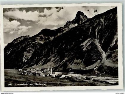 7438 Hinterrhein Foto AK Einshorn - 39698773