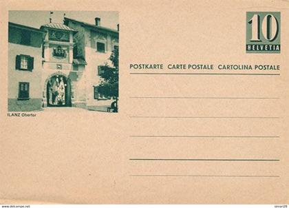 ILANZ - OBERTOR (PHILATELIE ENTIER POSTAL)