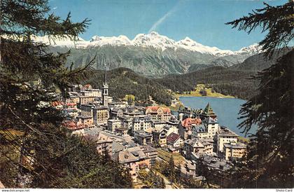 SUISSE SAINT MORITZ VUE DE SAINT MORITZ