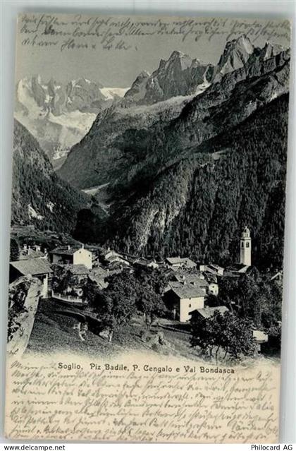 7610 Soglio 1905 Foto AK - 38193644