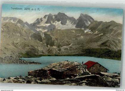 7435 Splügen Foto AK Suretta-See - 38211284