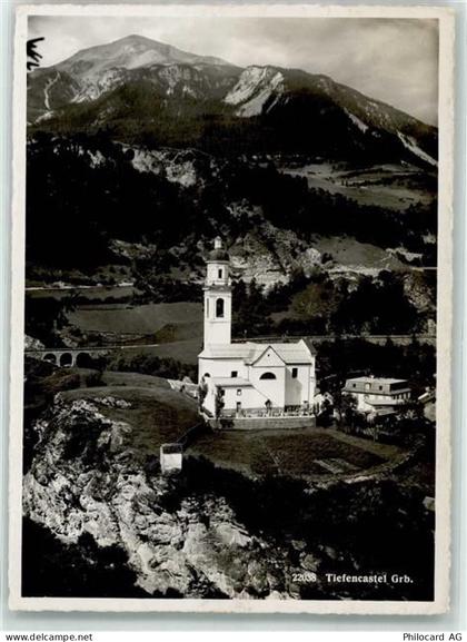 7450 Tiefencastel Foto AK Kirche Foto Gross - 39696472