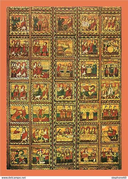 a212 / 147 ZILLIS Alteste romaanische Kirchendecke ...