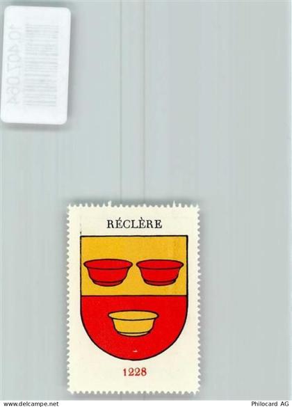 2912 Réclère - Vignette Wappen Kaffee Hag 1920-1940 - 10407064