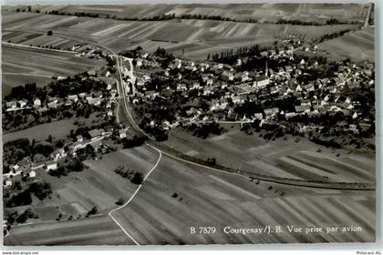2950 Courgenay Karte beschädigt Fliegeraufnahme - 13150370
