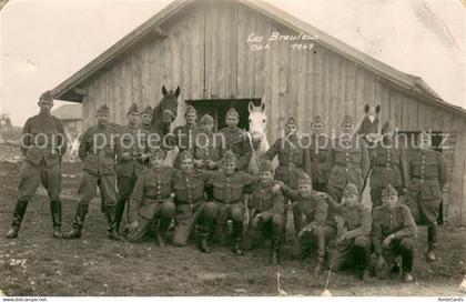 Les Breuleux JU Kompanie Soldaten Gruppenaufnahme